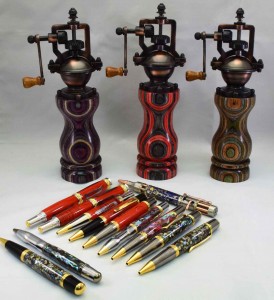 Pens & Pepper Grinders for Show