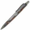 Blade Button Click Gun Metal Ballpoint Pen