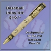 Baseball Inlay Kit for PSI Baseball Twist Pen kit